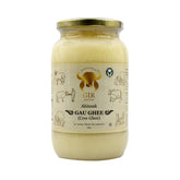 100% Natural Ahinsak Gau Ghee By Gir | Healthy & Delicious Nutrients Pure Desi Ghee Making For Rotis | (1 Litr) 33.8 Ounce | Jar Pack